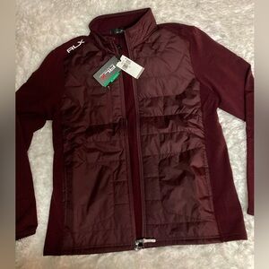 Ralph Lauren Dark Wine Performance Mens Jacket RLX size LG